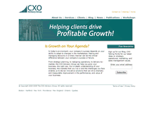 Tablet Screenshot of cxoadvisorygroup.com